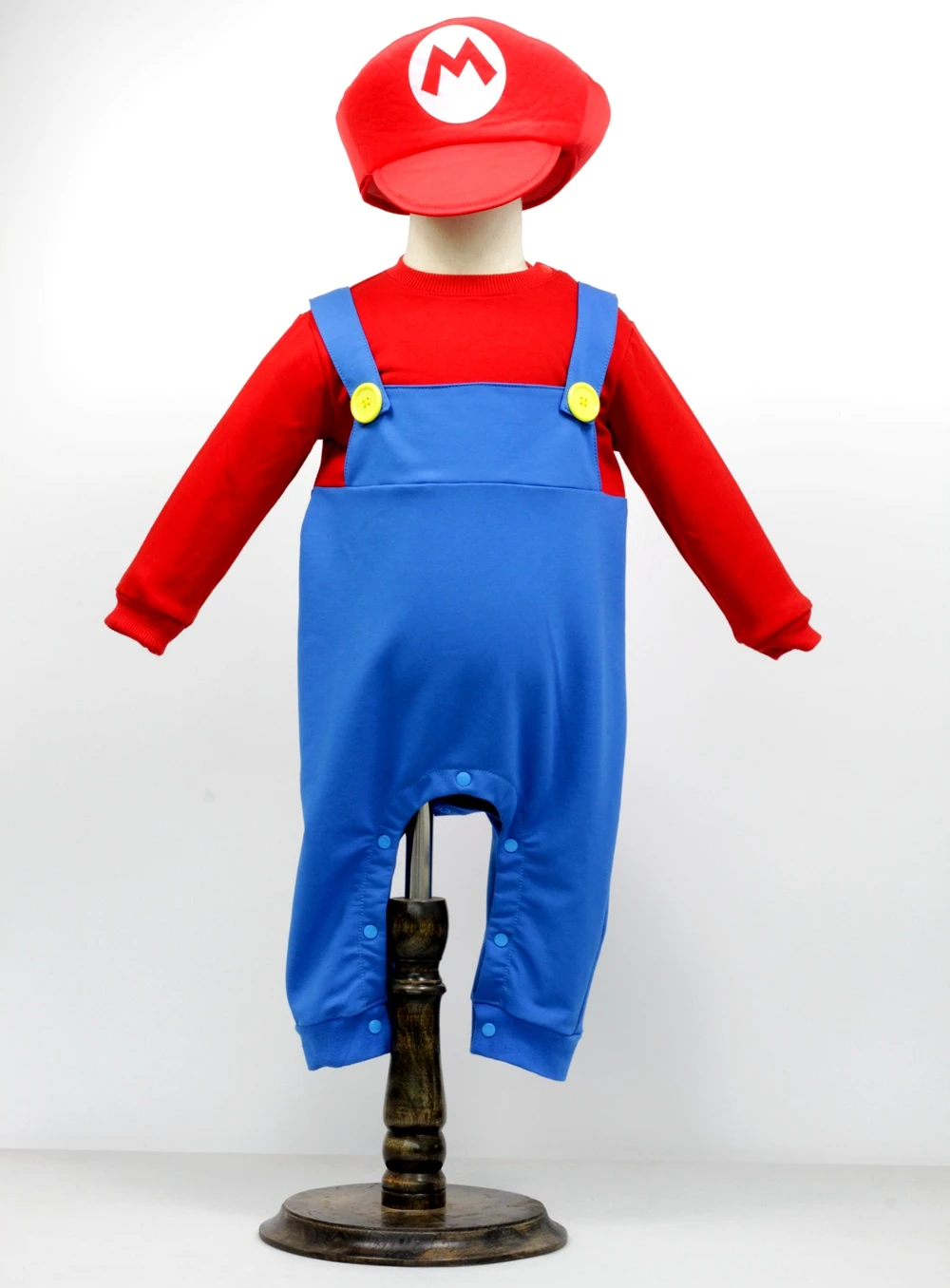 legislación Sucio Fuera de Disfraz de Mario para bebé, pelele + sombrero, mono, disfraz para niños  pequeños, Cosplay|Disfraces de películas y TV| - AliExpress