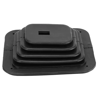 

Car Shift Dust Cover Rubber Shifter Boot With Chrome Plate 5 5/8 X 6 3/4 Manual Automatic For GM350 Shift dust cover