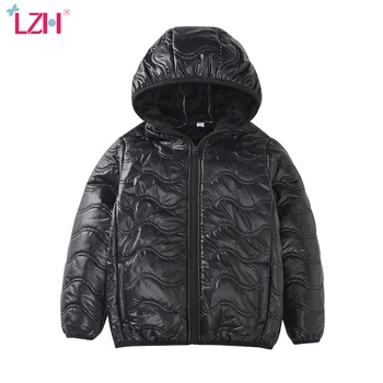 

LZH Children Outerwear Coat For Boys Jacket 2020 Autumn Clothes Winter Jacket For Kids Warm Velvet Hooded Jacket 2 3 4 5 Years