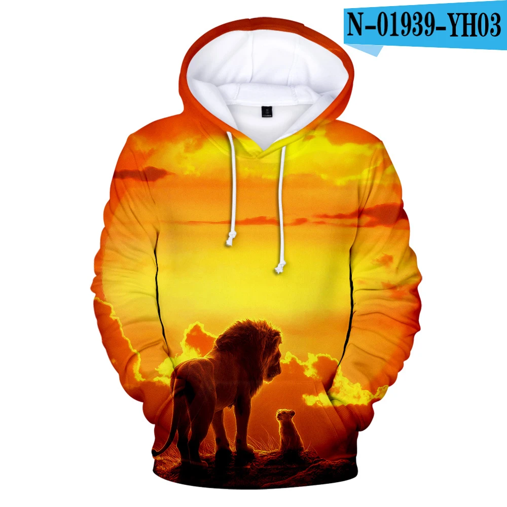 

Hip hop Cool The Lion King 3D Hoodies Men/Women Fashion Casual Anime Kid's Hoodie 3D Print The Lion King Children Sweatshirt