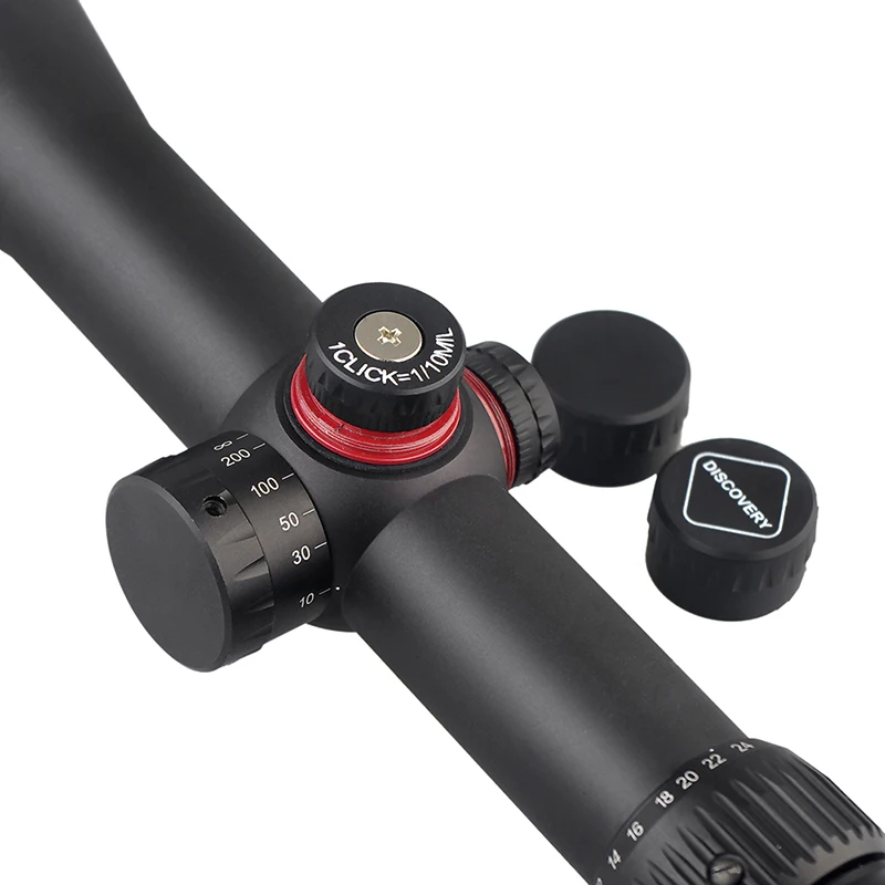 Billige 6 24X44 Zielfernrohr Neue Parallaxe Rad Entdeckung VT R SF Waffen Zweite Brenn Flugzeug Jagd Air Gun Zubehör armee