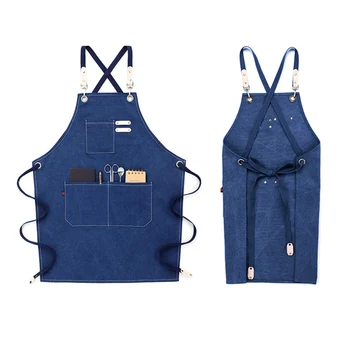 

Canvas Working Apron Collector Multifunctional Tool Storage Apron for Gardening Studio P7Ding