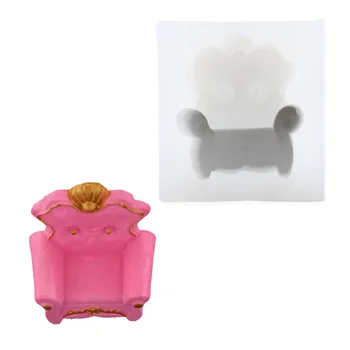 

West Point European Sofa Silicone Mold Fondant Chocolate Chair Silicone Mold Making Baking Cake Decoration Tool