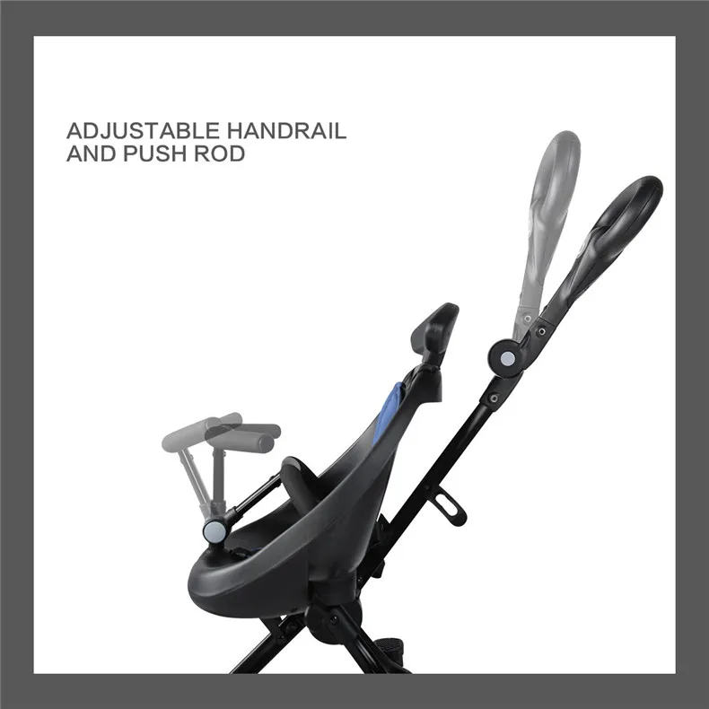 kids vehicle V3 folding portable baby stroller toddler fun slippery chair V1 two way push four wheels stroller