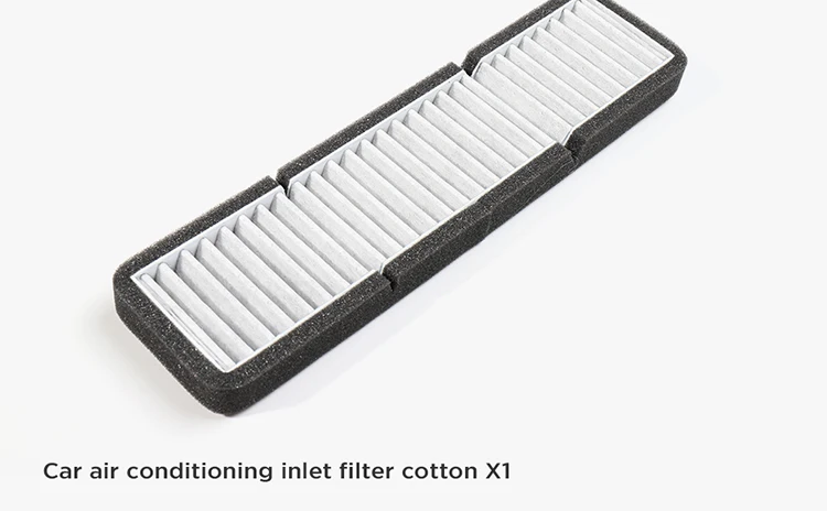 LUCKEASY автомобильное вентиляционное отверстие Защитная крышка для Tesla модель 3 фильтр хлопок кондиционер впускная решетка впускная крышка