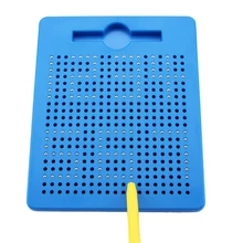 Детские Каракули магнитная доска для рисования Магнитная планшеты, с ручкой, синий