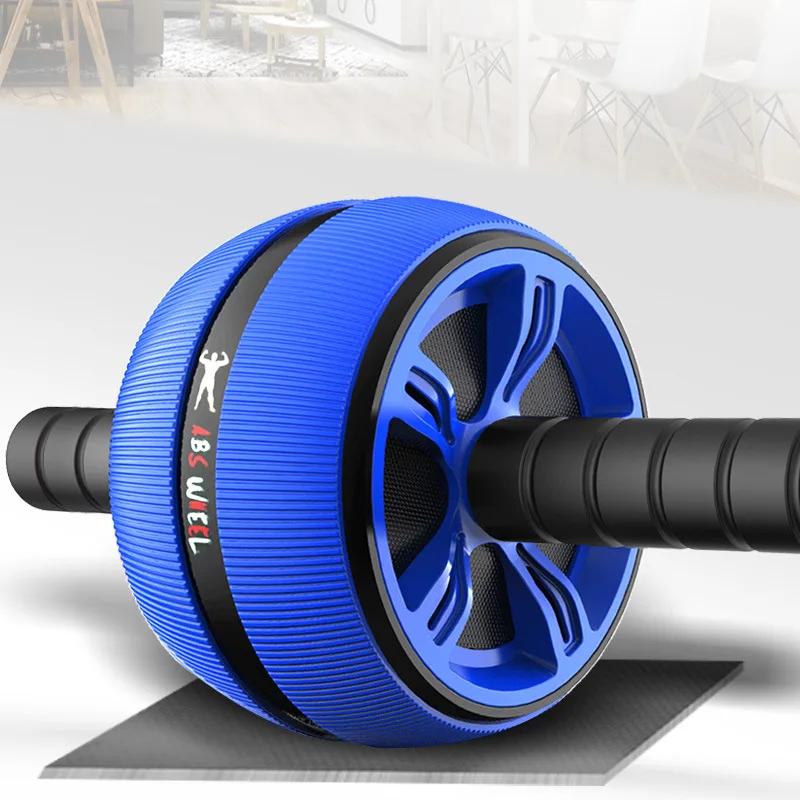 

ABS Abdominal Roller Exercise Wheel Fitness Equipment Mute Roller For Arms Back Belly Core Trainer Body Shape Training Supplies