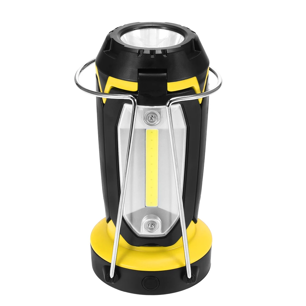 

90 Degree Rotating Foldable Lantern USB Rechargeable Camping Lamp Light with Collapsible Legs Outdoor Emergency Work Light