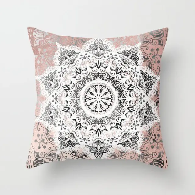 Nordic Pink Girl Heart Creative Net Red Pillow Case Birthday Gift Female Custom Decoration Ins Cushion Cover Purple Home Decor 14