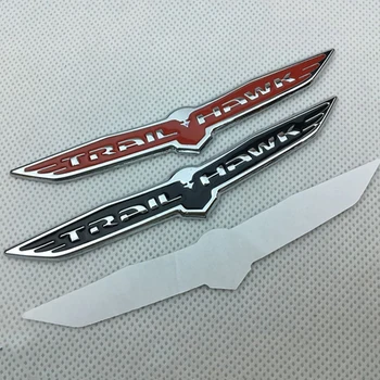 

Car Personality Car Sticker for Jeep Grand Cherokee Modified Personality Big Red Eagle Car Logo Metal Tail Sticker Body Sticker