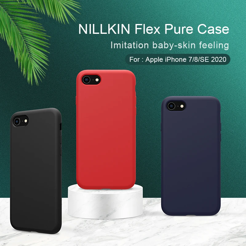 Для чехол на айфон 11 iphone se 2020 NILLKIN Flex чистый тонкий мягкий жидкий Силиконовый