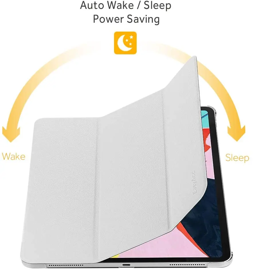 Чехол EasyAcc для iPad Pro12.9 2018 с поддержкой беспроводной зарядки Apple Pencil мягкий чехол из