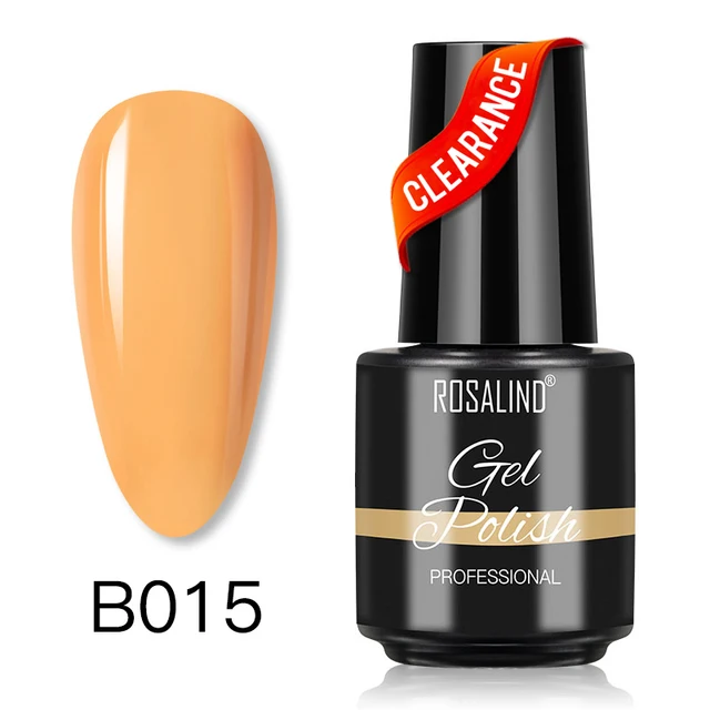 ROSALIND Gel Nail Polish Glitter Gel For Manicure Art Semi Permanent Hybrid Varnish Need UV LED Base Top Coat Nail Polish SLA-B015