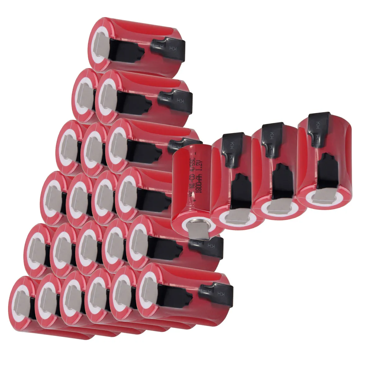 25 шт. 4/5SC 1800 мАч 1 2 В батарея NICD аккумуляторы для makita bosch B & D Hitachi metabo dewalt аварийной