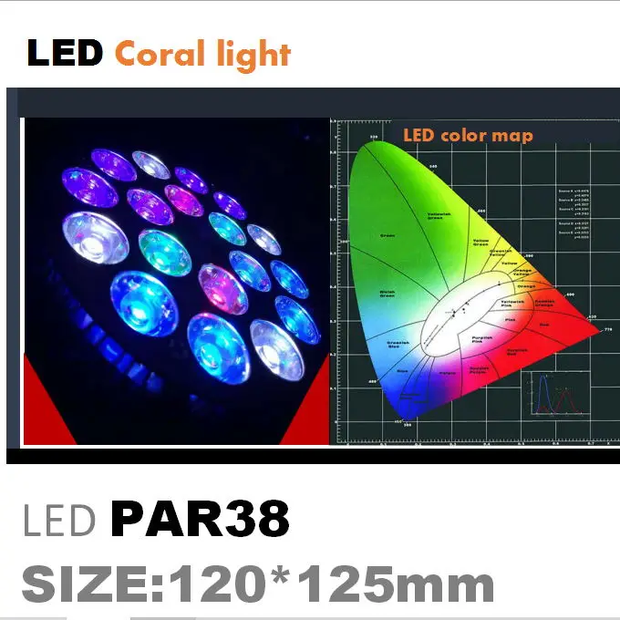 Коралловый фонарь led аквариум Люстра для освещения аквариума лампы лампа в форме растения 50/54 Вт для морской коралловый риф приемный водорослей