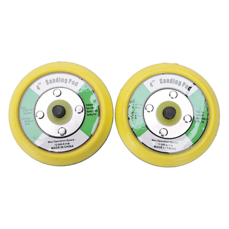 

2x Hook & Loop Backing Pad Polishing Pad Sanding Plate Disc, 5 inch / 125mm (M8 Screw)