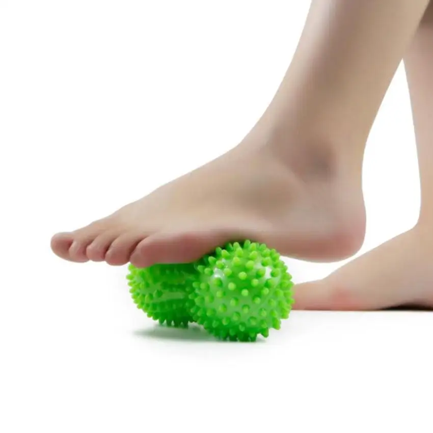 7cm Peanut Shaped Massage Ball PVC Stress Foot MassagerFor Body Exercise Therapy