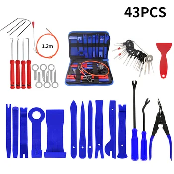 

Accessories Disassembly installation tool Blue Steel wire Car Dashboard