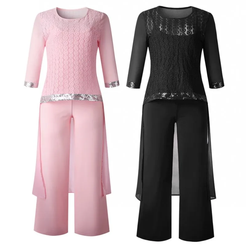 

3 Piece Set Africa Clothing African Dresses For Women Tracksuit Plus Size Dashiki Sequined Bazin Baggy Top and Pants Famous Suit