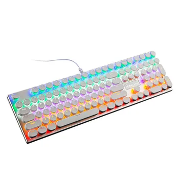 

Mechanical Keyboard LED Backlight 108 Keys Preset Custom Backlight Keyboard#T2
