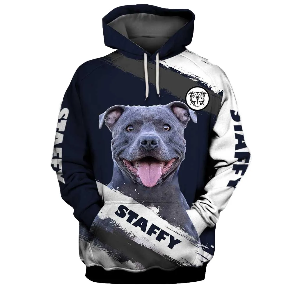 HX Boxer Dog Hoodies 3D Graphic Dog Better Than Life Hoodie All Print Animals Sweatshirt Pullover Harajuku Streetwear