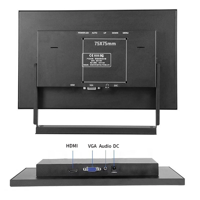 US $72.47 1331561080P HD portable industrial monitor HDMI VGA computer monitor for PS3 PS4 Xbox Camera 101 116 industrial Display