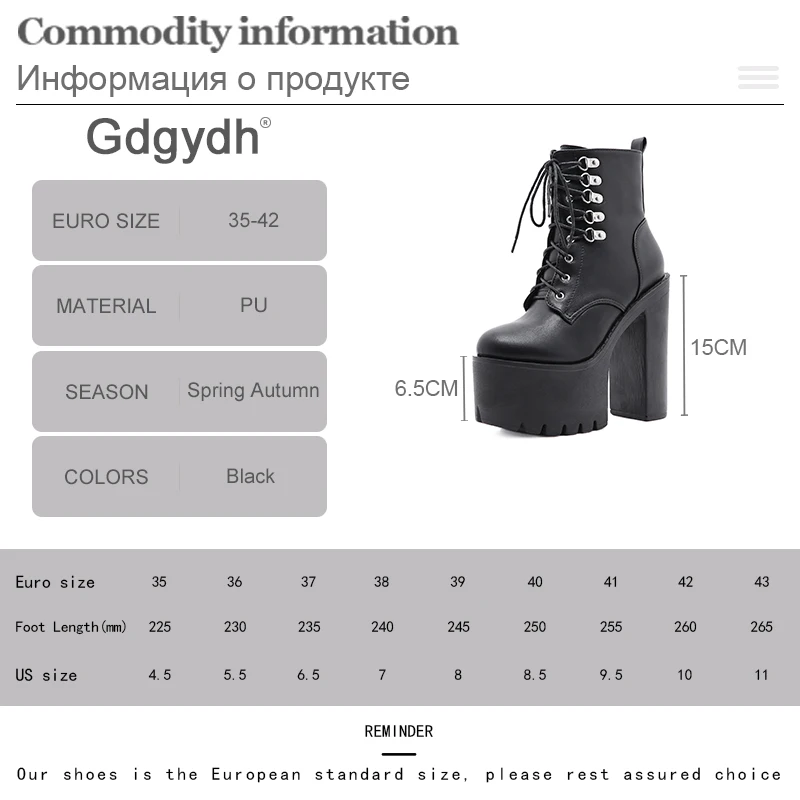 Women High Heel Boots Ultra High Heels Motorcycle Boots Gothic Style Sexy Rivet Black Soft Leather Plaform Chunky Heel Punk Knight Boots