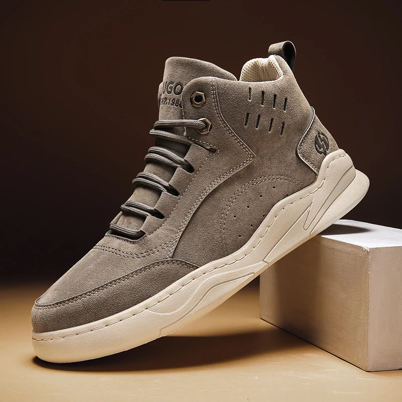 

Four seasons high-top shoes student shoes trendy shoes casual shoes sports shoes men's shoes lightweight comfortable shoes