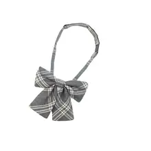 Модный мужской женский взрослый галстук, Подарочный галстук, клетчатый студенческий стиль, школьный галстук-бабочка#3N18