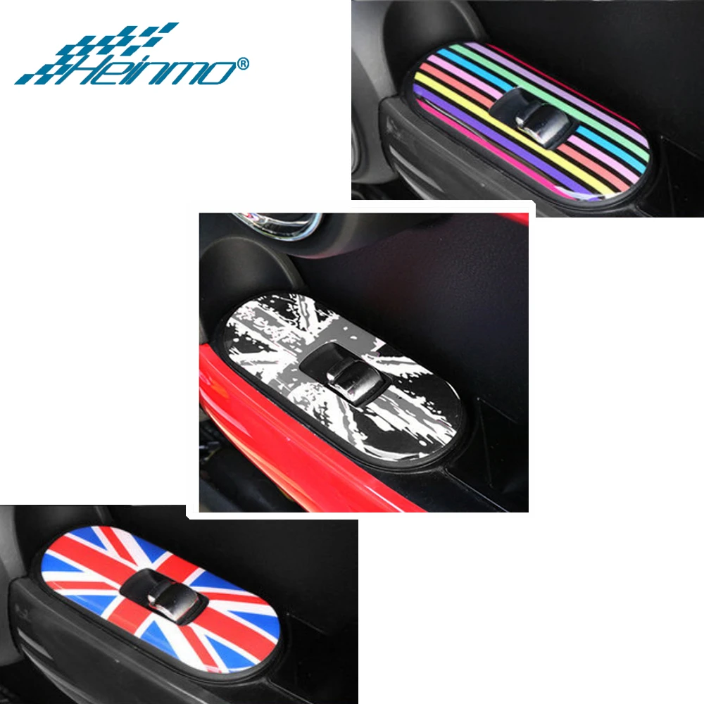 

Window Control Panel Housing Cover Sticker for MINI Cooper F55 F56 Window Lifter Switch Panel Stickers Parts for MINI F 56 F 55