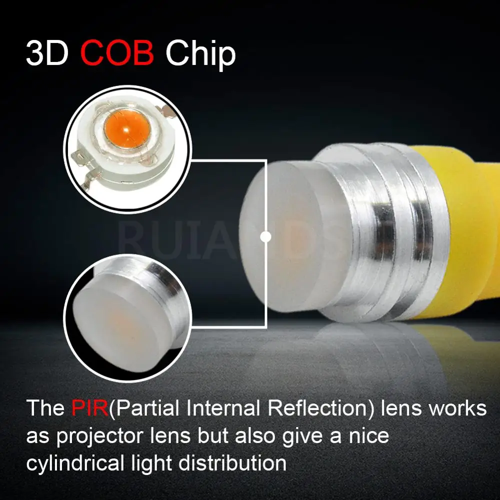 Светодиодная лампа T10 с клиновидным цоколем 3D COB чип LED W5W 2825 158 192 168