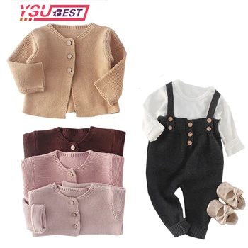 

2020 Baby Cardigan Spring Newborn Knit Sweater Children's Girls Sweater Knit Jacket Top Wild Cardigan Kids Boys Sweaters Tops