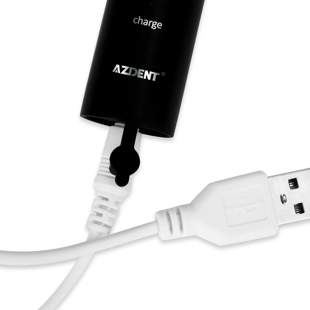 AZDENT AZ-1Pro USB перезаряжаемая электрическая зубная щетка 3 режима ультра звуковая Водонепроницаемая зубная щетка 4 сменные головки для чистки полости рта