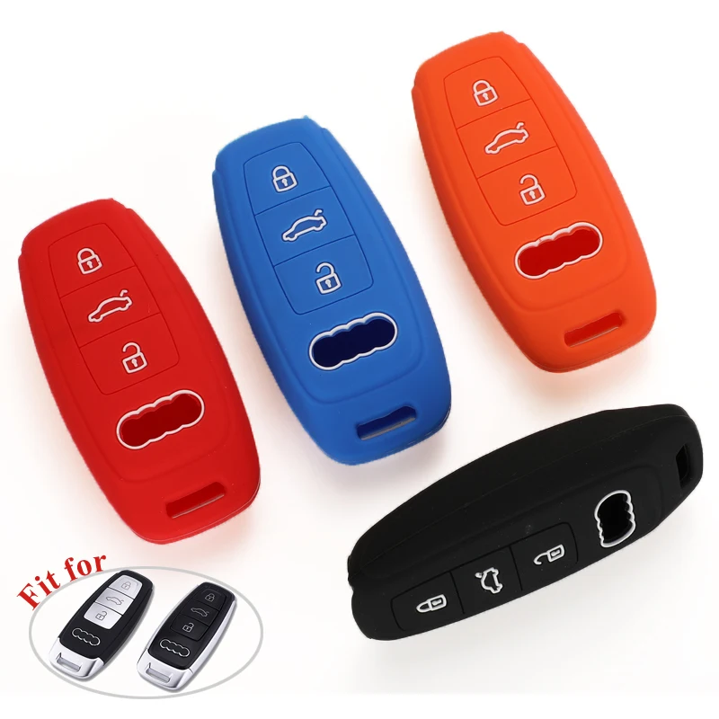 Keyforkess 30 pz/lotto Protector Car Key Caso Borsette Copertura di Chiave Per Audi A6L A7 A8 Q8 2018 2019 di Chiave Dell'automobile sacchetto di Car Styling - H8144ac72687346e0b00ce64a22c574763