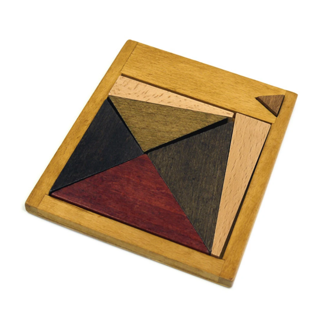 Три типа Tangram 6-Piece игра деревянная головоломка магический мозговой тизер Развивающая игра для взрослых играя Braining тренировочные комплекты