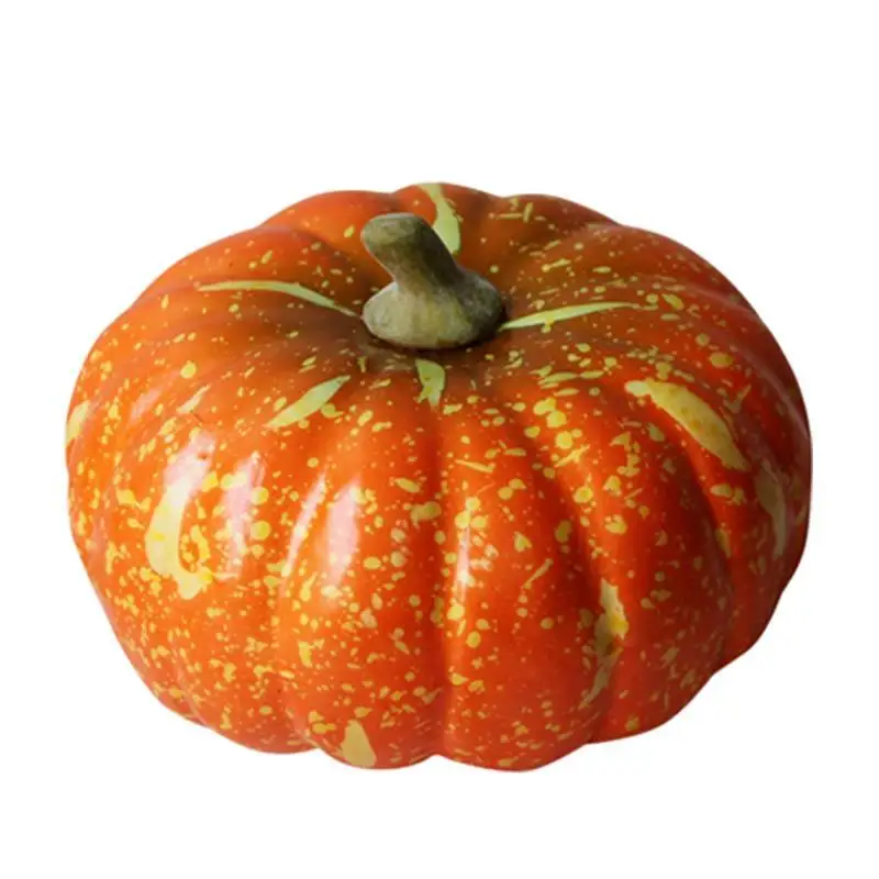 Artificial Pumpkin Lifelike Realistic Halloween Vegetables Home Decor |