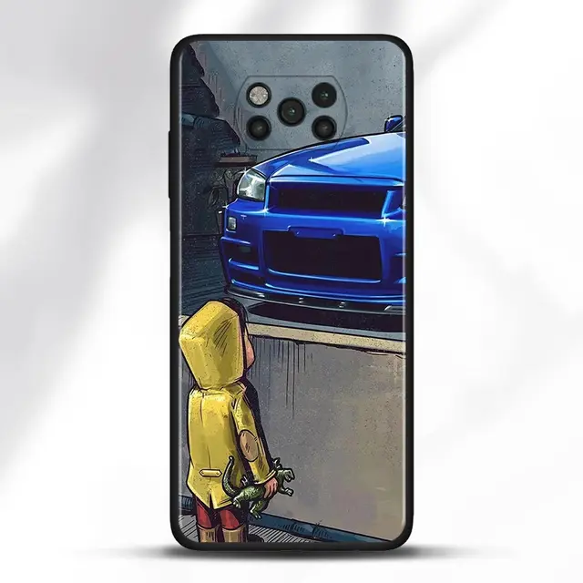 Boy See Sports Car jdm Drift For Xiaomi Poco X3 NFC M3 Pro F3 X3 GT F1 Capa for MI Note 10 Pro Case For mi CC9 Pro A3 A2 Lite B01