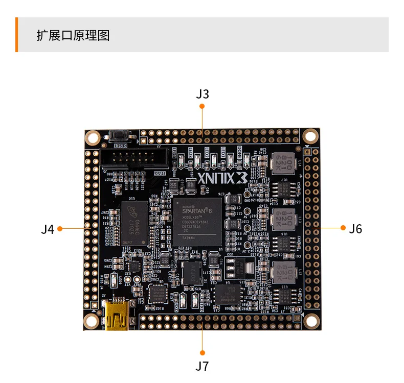 ALINX XILINX FPGA основная плата LX16 SPARTAN6 AC616B