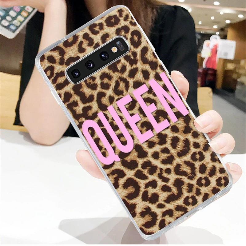 Чехол KISS леопардовый чехол для телефона samsung Galaxy S8 Plus s9 plus S5 S6 S7 edge мягкая задняя