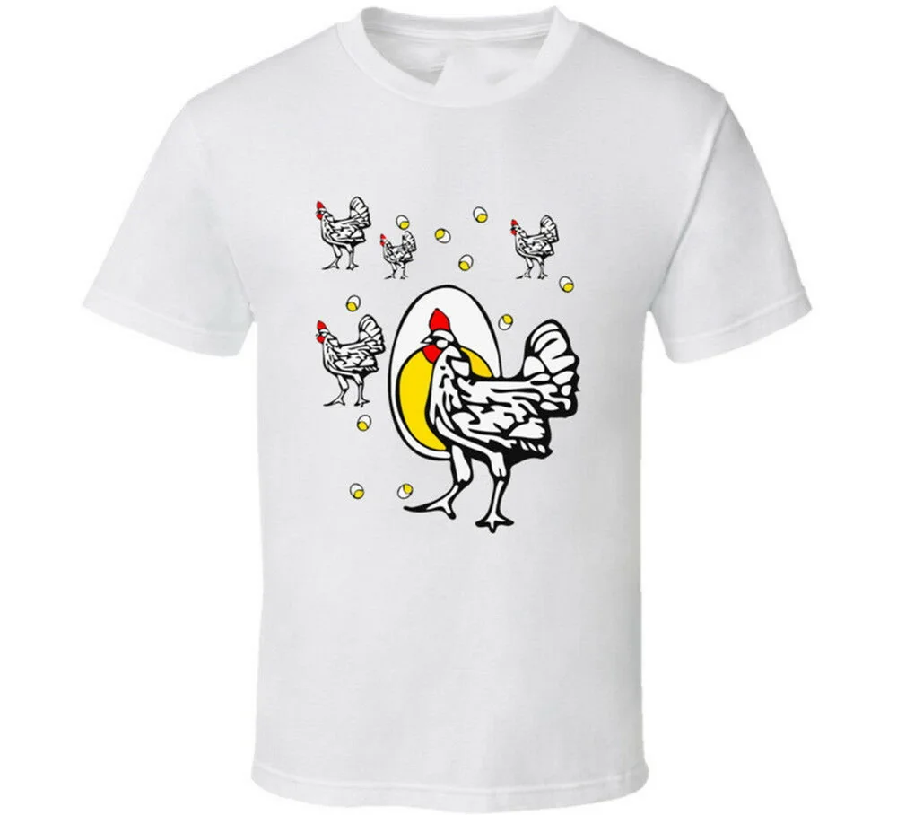 Roseanne футболка с изображением курицы футболка Веселая футболка много цветов подарок вентилятора новинка из США хлопковая футболка