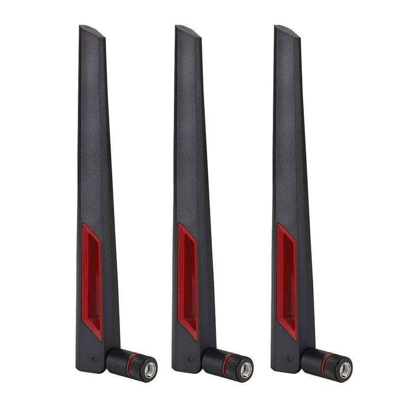 High Gain Router Antenna SMA 8DBi 2.4G/5.8G Dual Band WiFi Adapter for ASUS AC68U/AC88U/AC66U 3PCS | Мобильные телефоны и