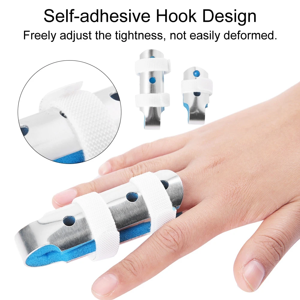 

2Pc Finger Fixation Splint Support Pain Relief Postoperative Recovery Sprain Fracture Dislocation Fixed rehabilitation Protector