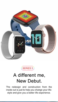 

2020 Smart Watch W20 Immunity Measuring Smart Clock Heart Rate Blood Pressure Monitor Series 5 Gift for Men Women Smartwatch