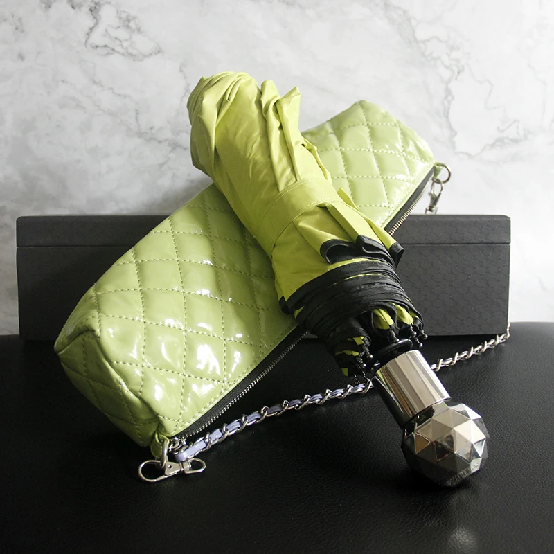 

Luxury Wind Resistant Fully-Automatic Umbrella Anti-UV Sun/Rain 3Folding Gift Parasol Compact Large 10K Umbrella With LOGO