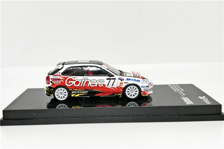 Гудронированное шоссе работает 1: 64 Honda Civic Тип R EK9 Super Taikyu 1998 ST-4 Чемпион#77 литья под давлением модель гоночный автомобиль