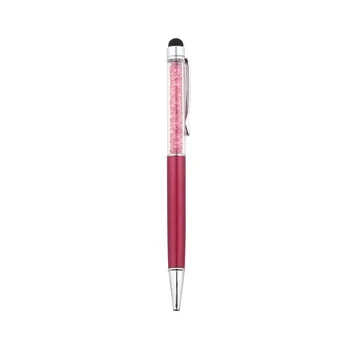 

2 in 1 Crystal Diamond Stylus Pen+Ball Point Pen Function for Touch Screen Exquisitely Designed Durable