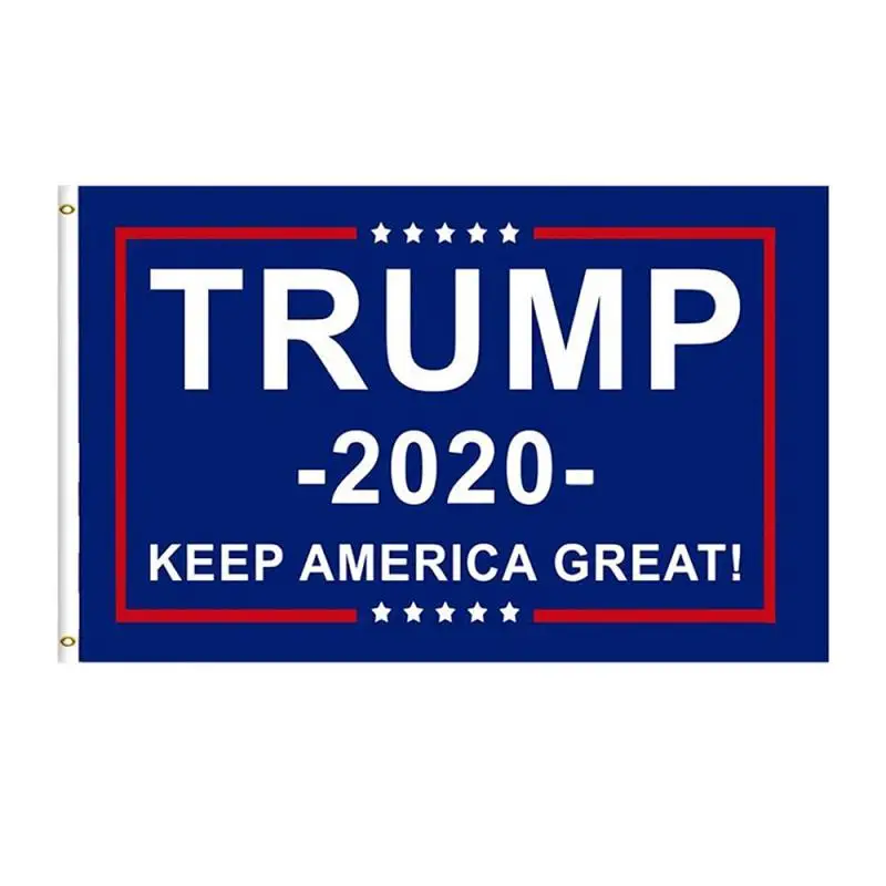 Флаг Трампа 150 90*2020 см двусторонний Печатный флаг Дональда стандарта Keep America Great