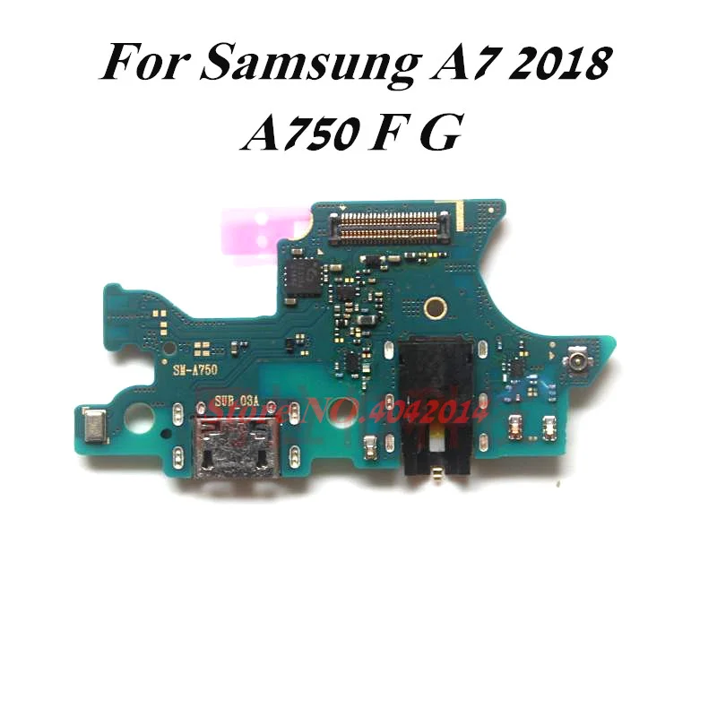 Оригинальный зарядный USB-порт док-станция гибкий кабель для Samsung A7 2018 A750F G