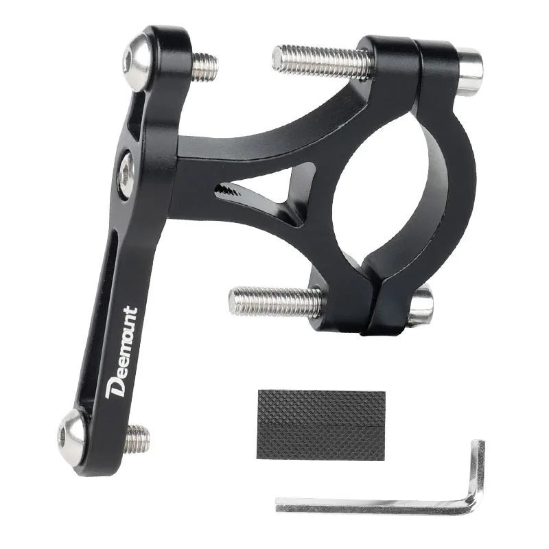 Deemount Bicycle Water Bottle Cage Rack Optional Nylon or CNC Anodized Alloy Rotatable Firm Holder Stand for Bicycle E-Bike Cycling Bicycle Water Bottle Cage Bicycle Bottle Holder Water Bottle Holder