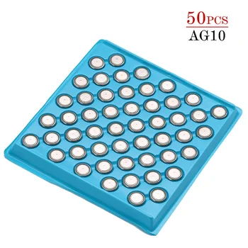

50pcs AG10 LR1130 1130 SR1130 389A LR54 L1131 389A 1.5V Button Battery MP3 Players,Toys watch batteries Zn/MnO2 batteria